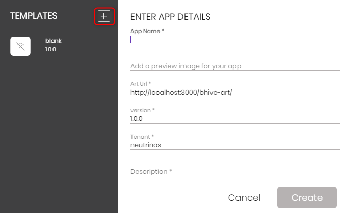 Enter App Details window