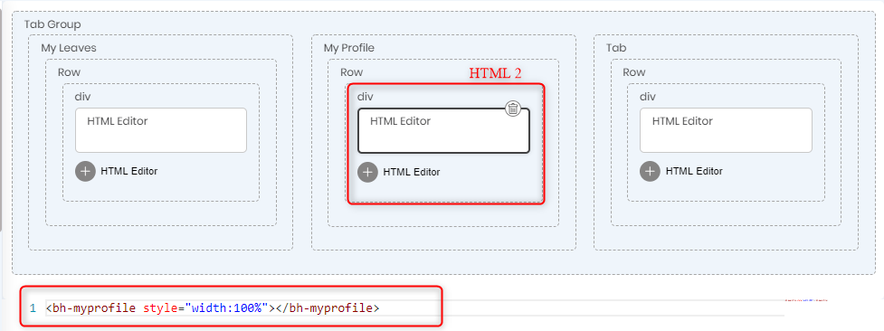 Html 2 of the user details page